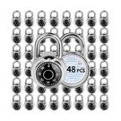 Combination Lock, Lqyn Standard Dial Pack Of 48; Black Turn.... Fixed Price $177.37.
