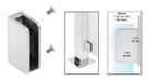 Crl SA93FPS Polished Stainless 3/8" Closed Bottom Left Hand Flat Base Glass Clip. Fixed Price $36.63.