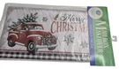 Merry Christmas Red Pickup Truck Large Magnetic Mailbox Cover Primitive. Fixed Price $19.99.
