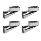 Pack Of Master Flow 10" 4" To 6" End Register Box 30 Gauge Galvanized Steel. Fixed Price $49.00.