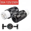 Generator Connector 50A 125/250V, Nema SS2-50R Female Locking Power Cord Plug Us. Fixed Price $21.89.