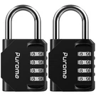 Puroma 2 Pack Combination For Locker 4 Digit Outdoor Medium, Black. Fixed Price $13.35.