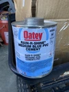 Pack Of 2 Oatey Rain-r-shine Medium Blue Pvc Cement. Fixed Price $29.33.