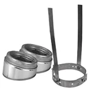 Selkirk Corp 206211 6T-30 Deg Elbow Kit, Stainless Steel. Fixed Price $339.09.