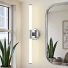 Bathroom Vanity Lights Chrome Dimmable Led 360 Full Lighting. Fixed Price $84.20.