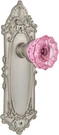 Nostalgic Warehouse 723652 Victorian Plate Double Dummy Crystal Pink Glass Knob. Fixed Price $74.95.