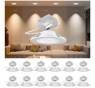 Lightdot 6 Inch Recessed Lighting Black, 12W Dimmable Led Downlight 3CCT. Fixed Price $64.95.