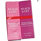 Peach & Lily Deluxe Sample Skincare Set Retinal Serum + Vitamin Moisturizer.... Fixed Price $16.20.