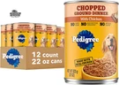 Pedigree Chopped Ground Dinner Chicken Wet Dog Food 12 Pack. Fixed Price $29.35.