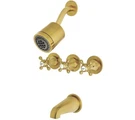Kingston Brass KBX8137BX Metropolitan Tub And Shower Faucet, Brushed. Fixed Price $90.00.