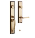 Signature Hardware Brass Entry Door Set -left Hand Antique. Fixed Price $60.00.