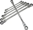 Metric 12 Sizes Extra Long Gear Ratcheting Wrench Set, 8MM-19MM, Made Silver. Fixed Price $76.88.