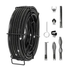 Vevor Sectional Drain Cleaning Cable 100FTX5/8IN & 7 Cutters For 0.8"-3.9" Pipes. Fixed Price $85.90.
