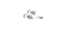 Crl Brushed Stainless Keyed Cylinder With Thumbturn Combo For Doors 1". Fixed Price $37.63.