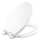 Kohler K-4733-RL-0 Glenbury Elongated Closed-front Toilet Seat Soft Close, White. Fixed Price $45.00.