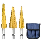 3PCS Step Drill Set, Hss Titanium For Metal, 28 Sizes Ste.... Fixed Price $21.53.