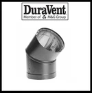 Duravent Double Wall- 6" Wood Stove Pipe- Degree Elbow #6DVL-E45. Fixed Price $73.99.