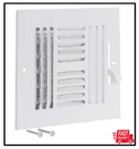 8X8 White Steel Air Vent Cover Wall/ceiling Hvac Register. Fixed Price $11.80.