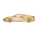 Laser-engraved Wood Ornament, Style: Corv. C8, Birch. Fixed Price $7.00.