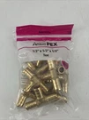 Apollo 1/2 In. Brass Pex-b Barb Tee Model # APXT1210PK (10 Count) Ships Fast. Fixed Price $14.95.