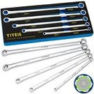 Yiyeie 5-PIECE Long Box End Wrench Set, Extractor. Fixed Price $67.99.