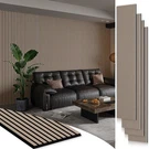 Panels Slat Wall Pack 106" X 12.6" Wcoustic Walnut 27032-P4 Wood Smartstandard. Fixed Price $369.99.