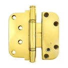 Brixwell 2D Adjustable Set Steel HINGE,4" Frame, 3-5/8" Door, Polished Brass. Fixed Price $57.07.