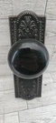 Grandeur Hardware 852839 Carre' Tall Plate, Lyon Knob Privacy, Timeless Bronze. Fixed Price $49.99.