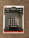 Oatey Square Snap-tite Shower Strainer Stainless Steel Matte Black 4-1/4" 42423. Fixed Price $7.00.