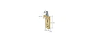 Crl N7046 Nylon Wardrobe Door Roller - Pack Of 2. Fixed Price $15.14.