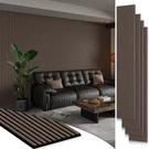Panels Slat Wall 106 X 50.4 Pack Dark Walnut Acoustic 3D Fluted Wood 105.9. Fixed Price $369.99.