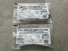 2 Packs 4 Amerimax 5" Mill Finish Roof Gutter Hanger & Strap 8 Total Brackets. Fixed Price $18.99.