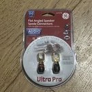 Ge - Ultra Pro Flat Angled Speaker Spade Connectors Model 22797. Fixed Price $7.19.