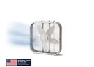 Lasko 20" Classic Box Fan With Weather-resistant Motor, 3 Speeds, 22.5" H, White. Fixed Price $22.86.