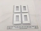 New 8-PK Faith Electric 1-GANG Decorator Screwless Wall Plate White SWP1-WH-08. Fixed Price $20.90.
