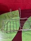 Signature Hardware 329489 Soap Basket With Sponge Holder - Chrome. Fixed Price $59.00.