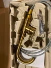 Hansgrohe 04287250 Talis Bar Faucet, Quick Clean Aerator, Brushed Gold Optic. Fixed Price $195.99.