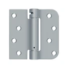 4" X 5/8" Sq Spring Hinge, Ul Listed Brushed Chrome. Fixed Price $18.45.