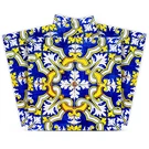 Tile Stickers By Mi Alma 24 Pcs Talavera Wall Stencils Peel And. Fixed Price $68.57.