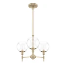 Hunter Xidane 3-LIGHT Alturas Gold, Medium Size Chandelier, Dimmable, Mid C.... Fixed Price $434.08.