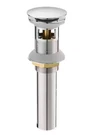 Homemystique Bathroom Sink Pop-up Drain With Overflow Polished Chrome. Fixed Price $17.59.