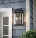 Home Decorators Collection Sirrine Large Exterior Wall Lantern Black Finish. Fixed Price $79.99.
