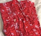 Lularoe Tc Tall & Curvy Leggings Red Pink Stained Glass Shapes 12-18 Vintage. Fixed Price $17.99.