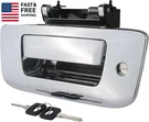 Locking Tailgate Handle Latch W/bezel & Cylinder Keys 22755305 Chrome Com. Fixed Price $55.52.