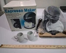 Espresso Maker Black 2 Cup Coffee Brewer Kitchen Worthy New In Open Box. Fixed Price $28.99.