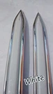 Classic Chrome White Body Side Molding Trim Moulding Door Fender 7/8". Fixed Price $69.99.