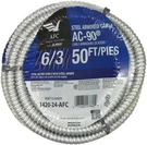 Afc Cable Systems Stranded Galvanized Steel Armor 6/3 50 Ft. BX/AC-90. Fixed Price $330.00.