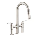 Gerber Kinzie Bridge Pull-down Stainless Steel Kitchen Faucet D434437SS. Fixed Price $375.00.