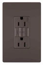 Legrand Radiant 15 125-VOLT Tamper Resistant Gfci Duplex Outlet Dark Bronze. Fixed Price $17.99.
