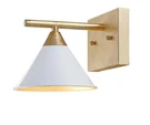 Jonathan JYL9012A Yvette 9.25" 1-LIGHT Metal Wall Sconce Lamp Gold/white. Fixed Price $38.80.